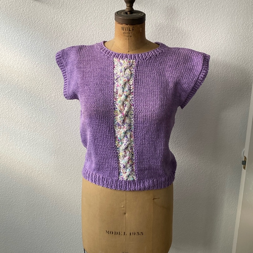 1980s Handmade Knit sweater